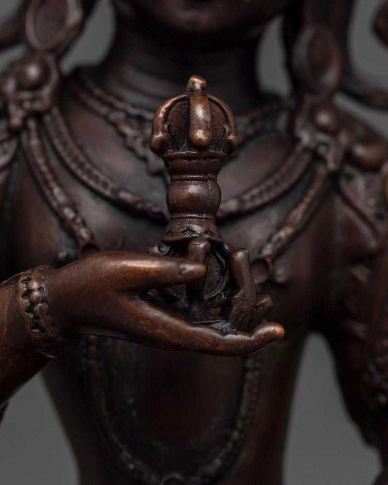 Himalayan Guru Vajrasattva Figurine | Sacred Buddhist Shrine Decor