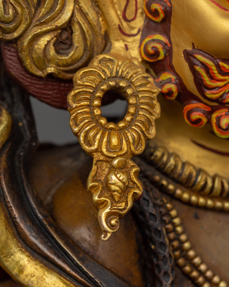 Six Armed Mahakala Protector Deity Sacred Figurine | Guardian of the Dharma