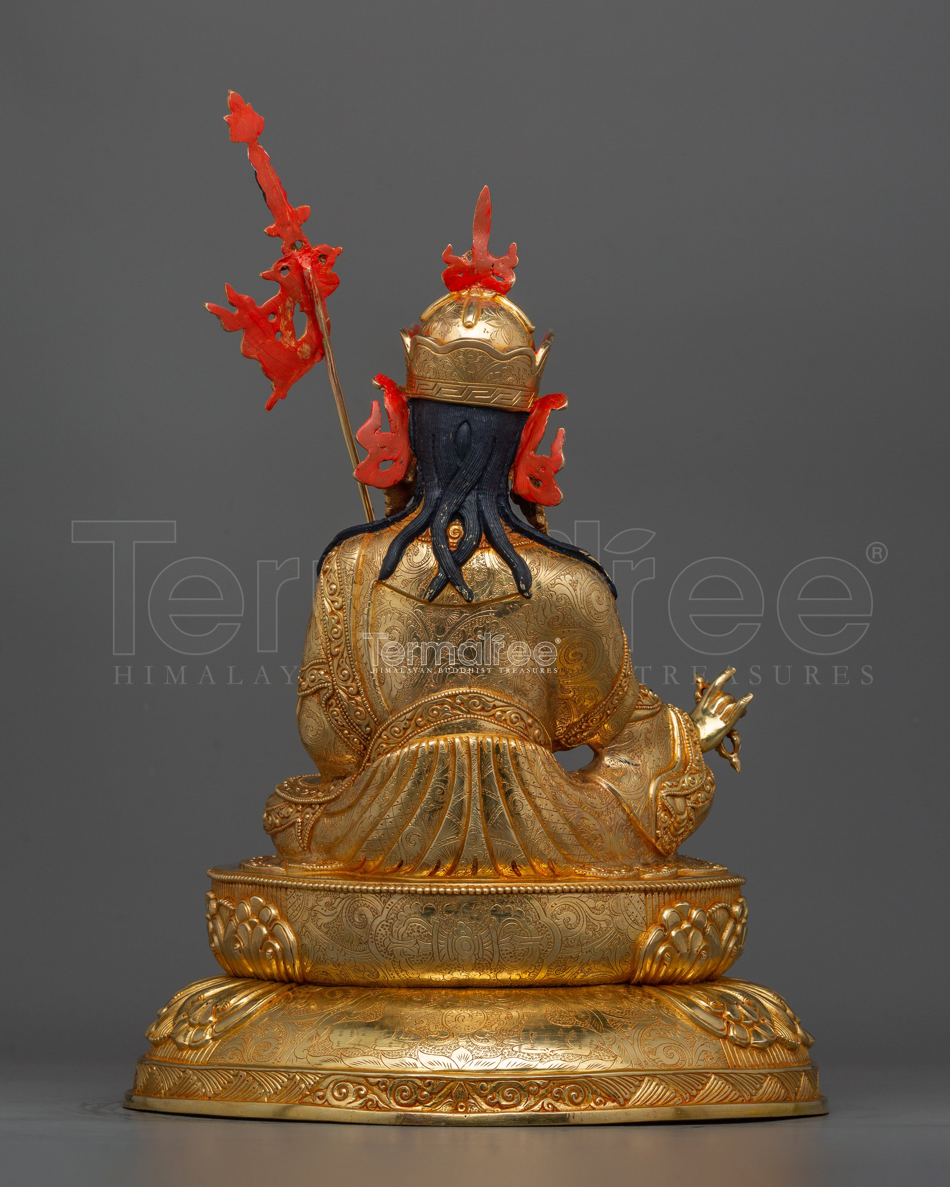 Padmasambhava The Lotus-Born Buddha Statue | Himalayan Guru Rinpoche Sculpture