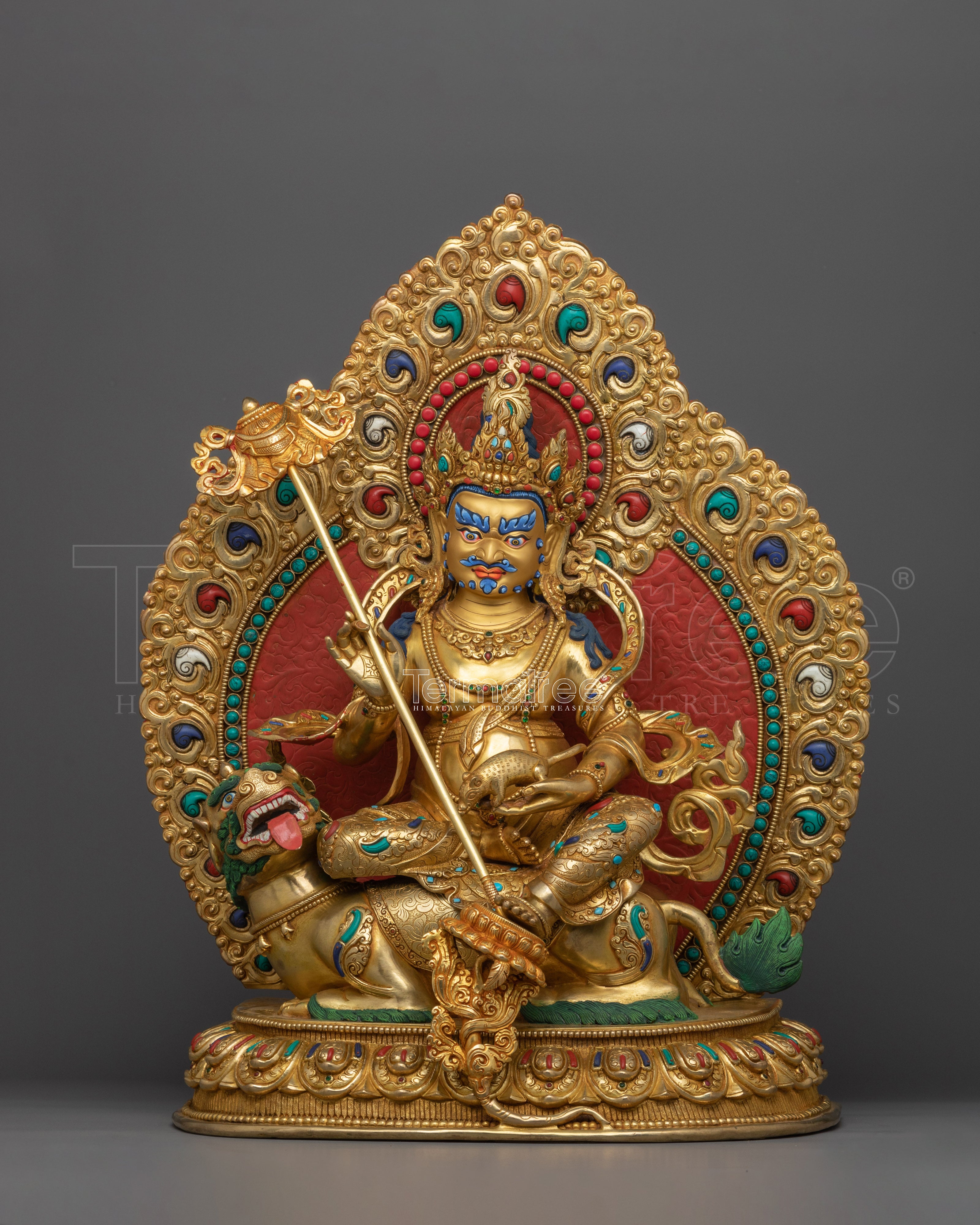 Deity Namtoshe or Vaishravana Statue | The Lord of Wealth and Prosperity