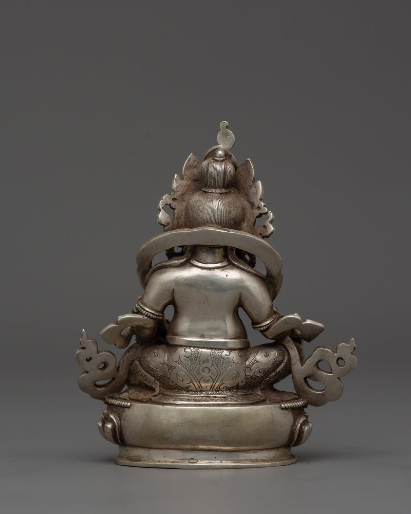 Dzambhala Buddhist Wealth Deity Altar Statue |  A Symbol of Infinite Blessings