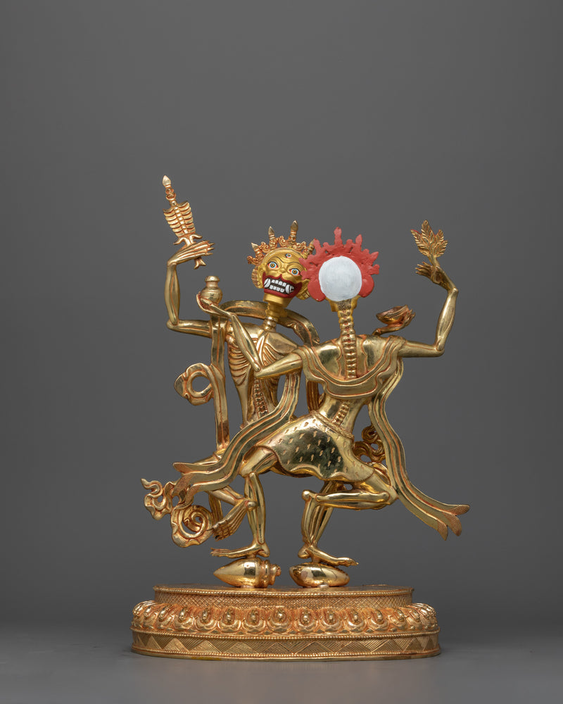 Chitipati Buddhist Protector Deity Sculpture | Lord of the Cremation Grounds
