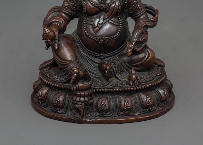 Buddhist Wealth Deity Dzambhala Statue | Icon for Material and Spiritual Abundance