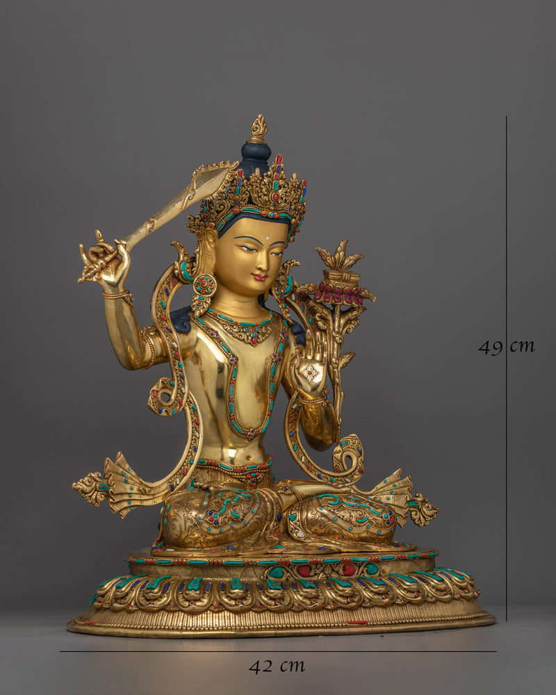 bodhisattva-of-wisdom-manjushri-figurine