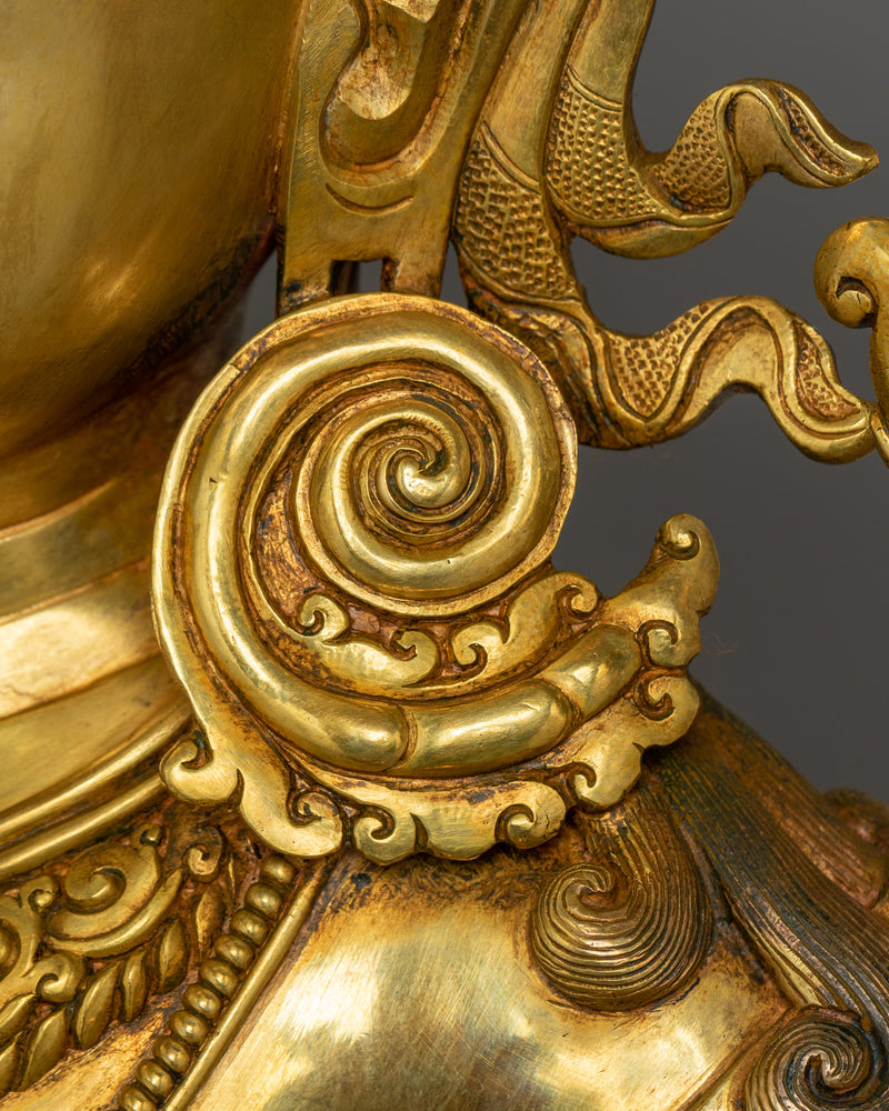 Manjushri Statue With Flaming Sword | Guardian of Dharma
