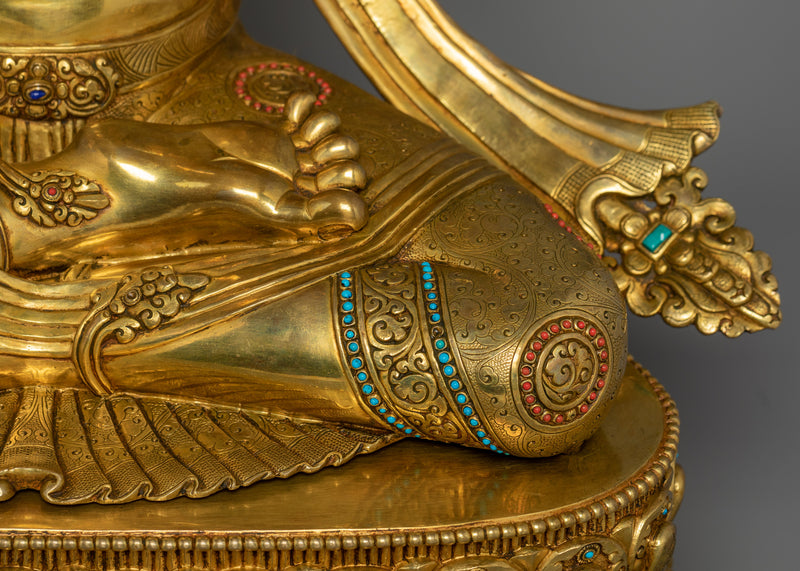 Manjushri Statue With Flaming Sword | Guardian of Dharma