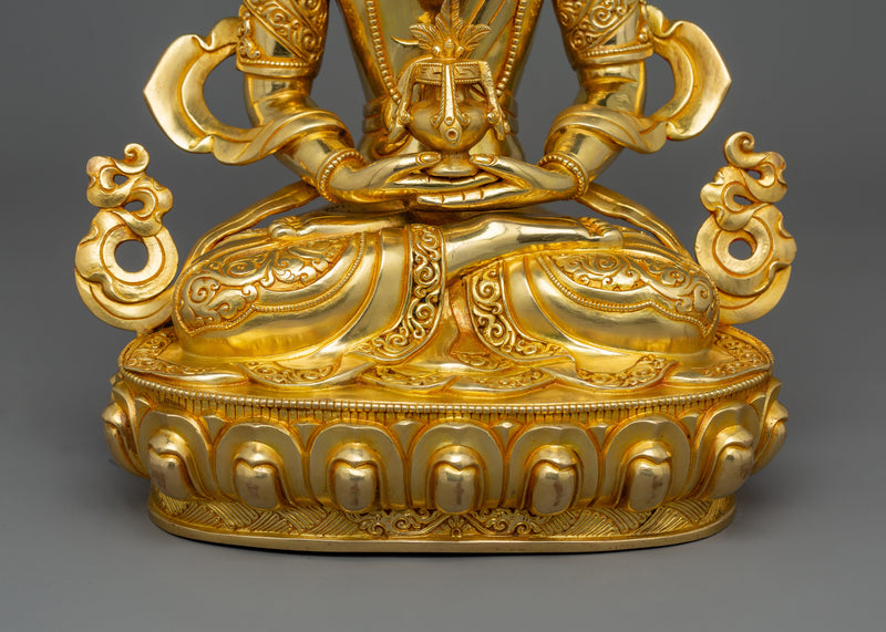 Meditation Deity Amitayus Buddha Statue | Revered Icon in Buddhist Art and Culture