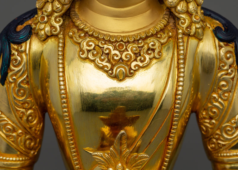 Meditation Deity Amitayus Buddha Statue | Revered Icon in Buddhist Art and Culture
