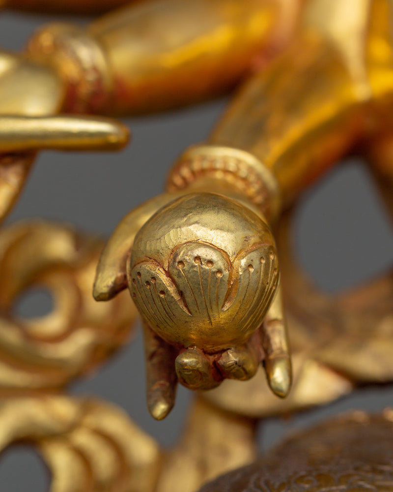 Tranquil Cundi Statue, Female Buddhist Deity | Bodhisattva for Shrine