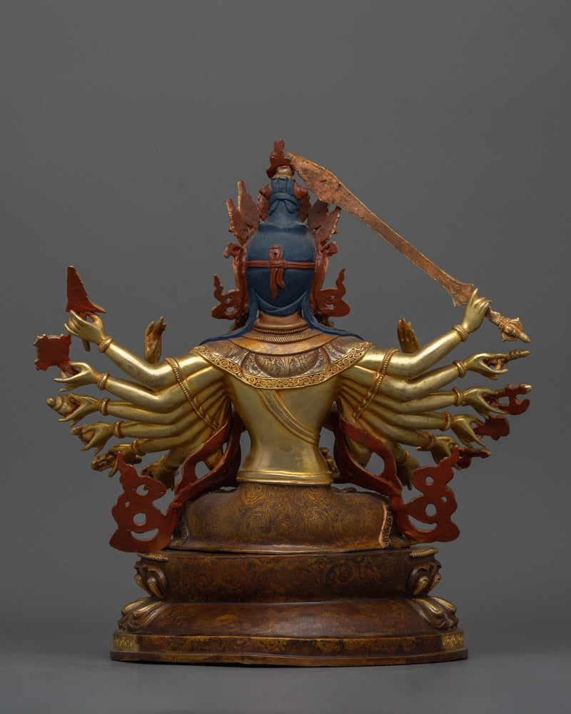 Tranquil Cundi Statue, Female Buddhist Deity | Bodhisattva for Shrine