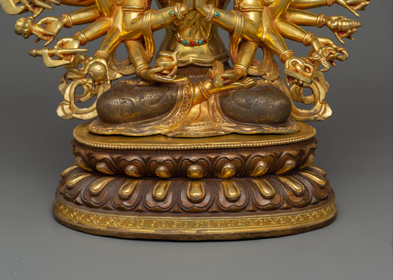 Tranquil Cundi Statue, Female Buddhist Deity | Bodhisattva for Shrine