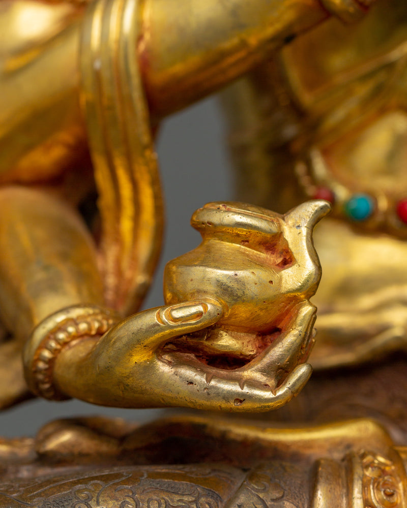 Tranquil Cundi Statue, Female Buddhist Deity | Bodhisattva for Shrine