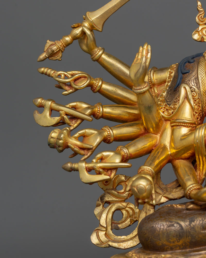 Tranquil Cundi Statue, Female Buddhist Deity | Bodhisattva for Shrine