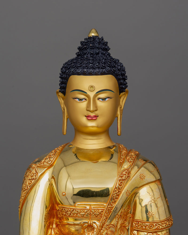 Historical Siddhartha Gautama Figurine | Sacred Buddhist Shrine Decor