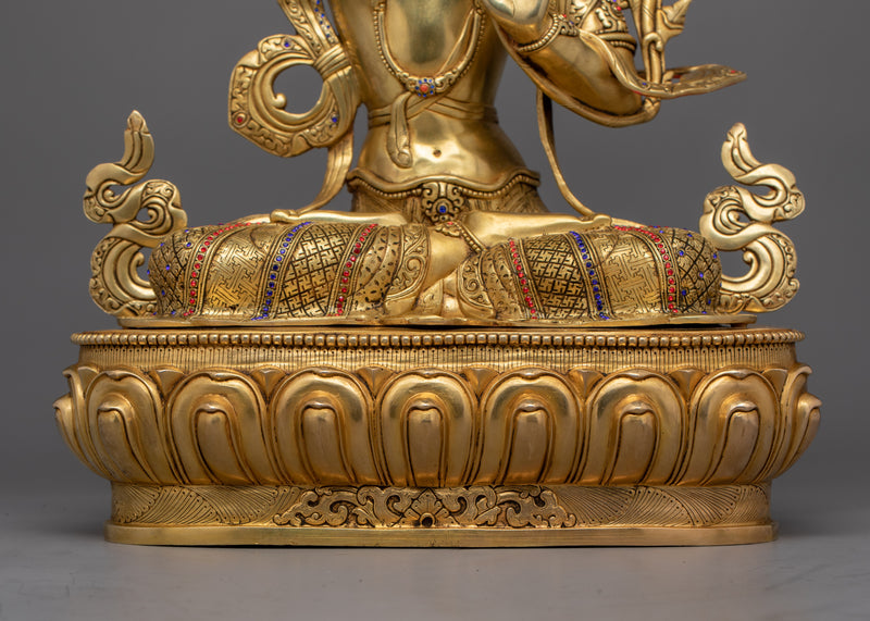 Manjushri Figurine for Wisdom and Knowledge | Symbol of Intellectual Clarity and Insight