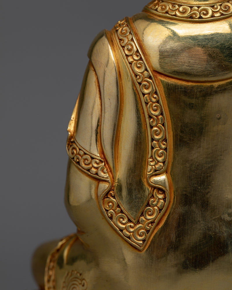 Representation of Buddha of Enlightenment Statue | Ideal for Rituals and Reflection
