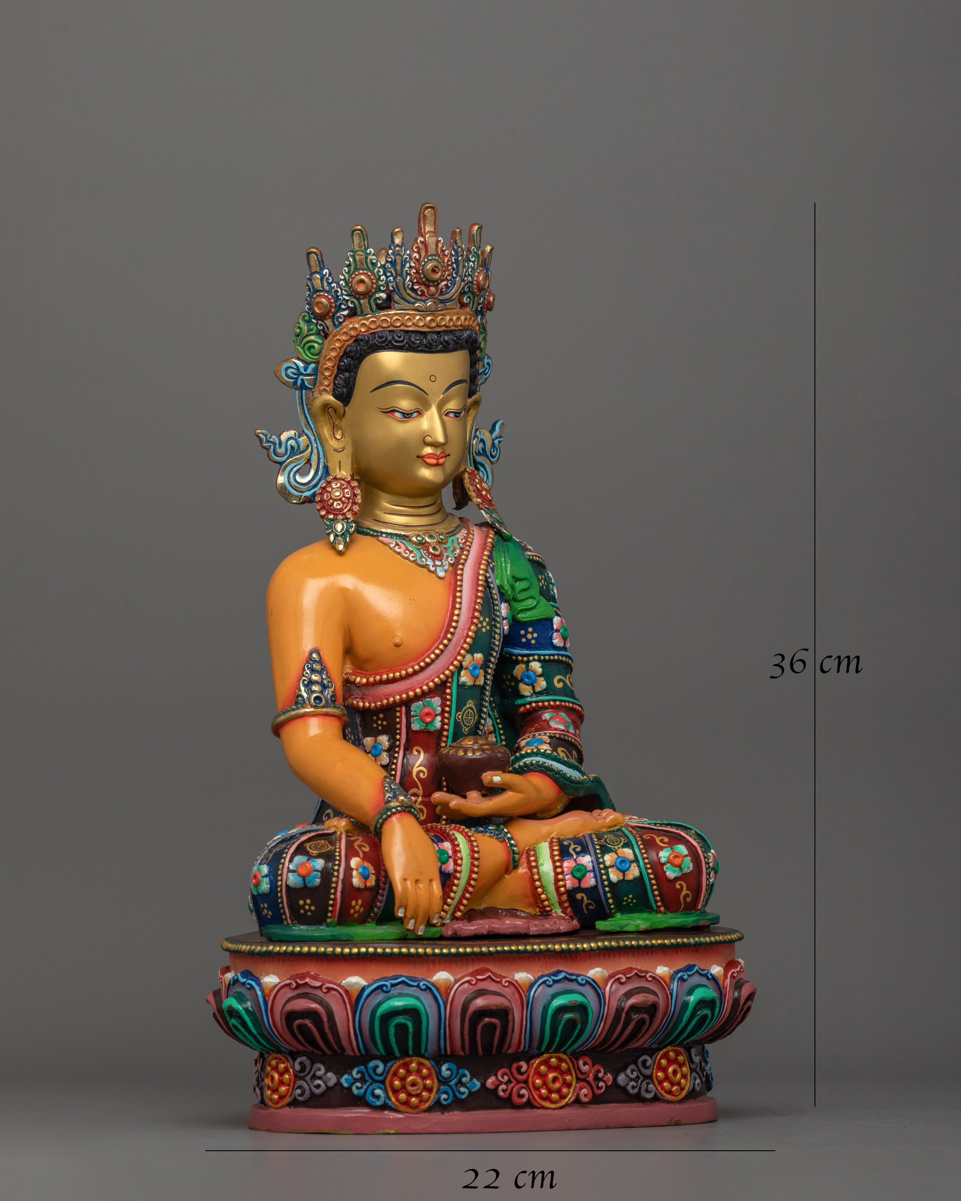 Colorful_Crown_Shakyamuni_Buddha