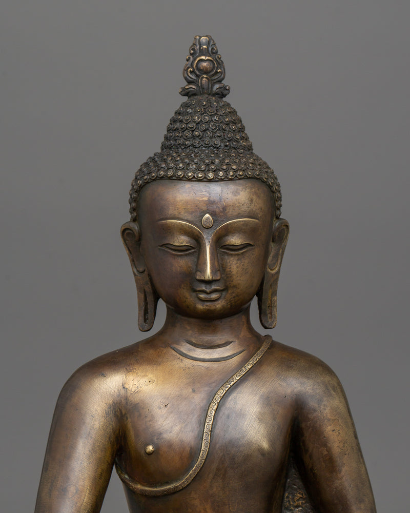 Sacred Shakyamuni Buddha Bronze Altar Statue | The Essence of  Enlightenment & Tranquility