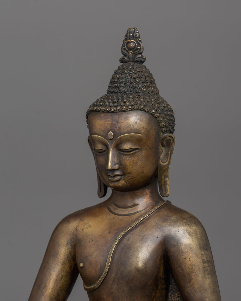 Sacred Shakyamuni Buddha Bronze Altar Statue | The Essence of  Enlightenment & Tranquility