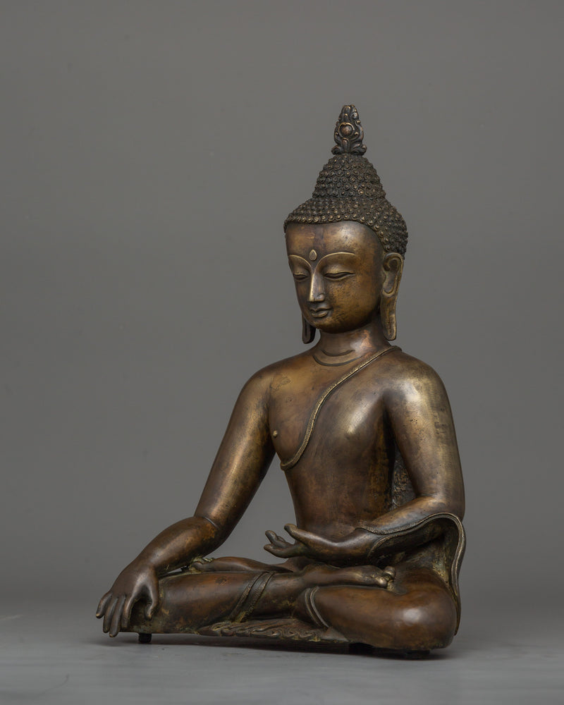 Sacred Shakyamuni Buddha Bronze Altar Statue | The Essence of  Enlightenment & Tranquility
