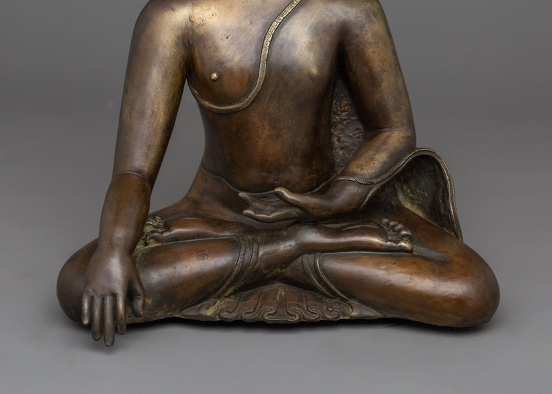 Sacred Shakyamuni Buddha Bronze Altar Statue | The Essence of  Enlightenment & Tranquility