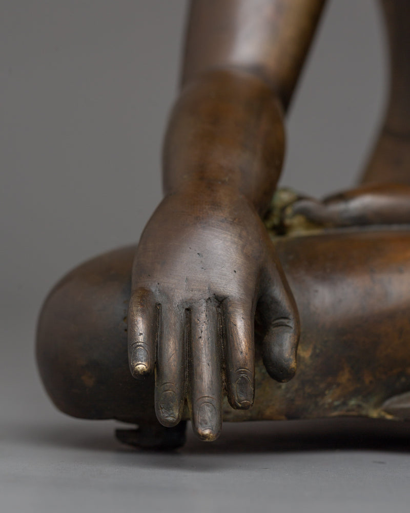 Sacred Shakyamuni Buddha Bronze Altar Statue | The Essence of  Enlightenment & Tranquility