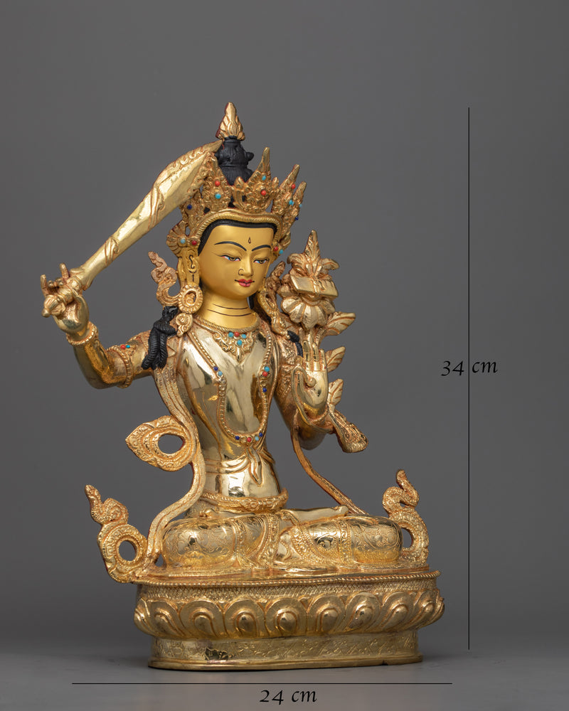 manjushri-supreme-wisdom-statue