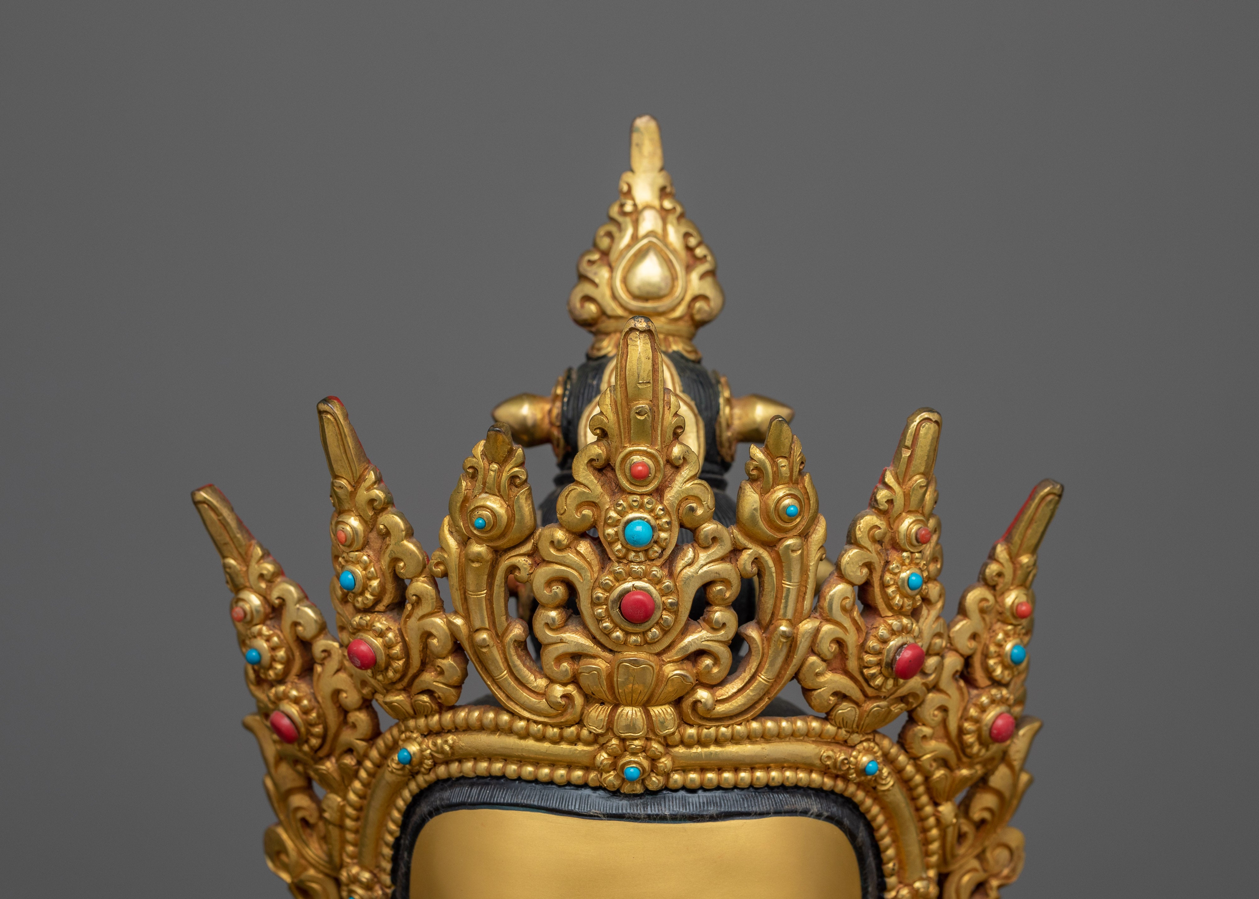 Tibetan Art for Meditation Chenrezig Lokeshvara Figurine | Symbol of Universal Compassion