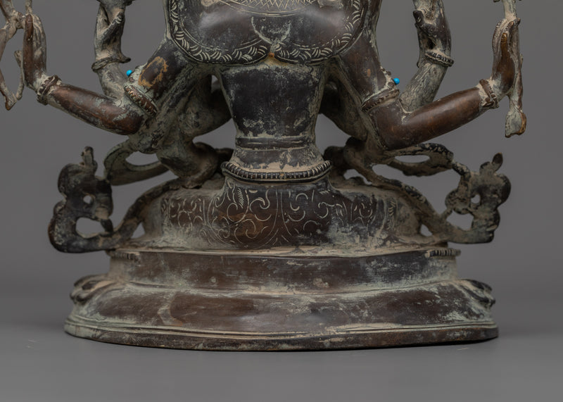 Namasangati Antique Finished Buddhist Art | Sculpture for Wisdom and Devotion