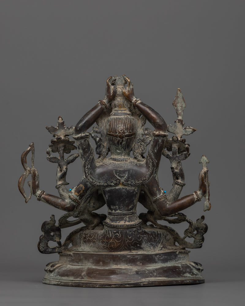 Namasangati Antique Finished Buddhist Art | Sculpture for Wisdom and Devotion