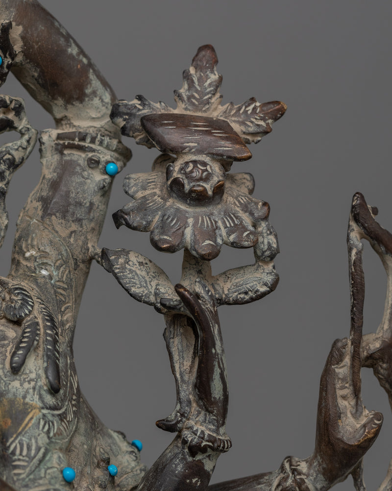 Namasangati Antique Finished Buddhist Art | Sculpture for Wisdom and Devotion