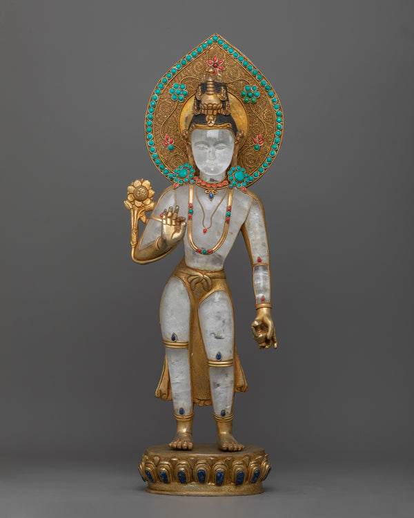 Crystal Avalokiteshvara Statue
