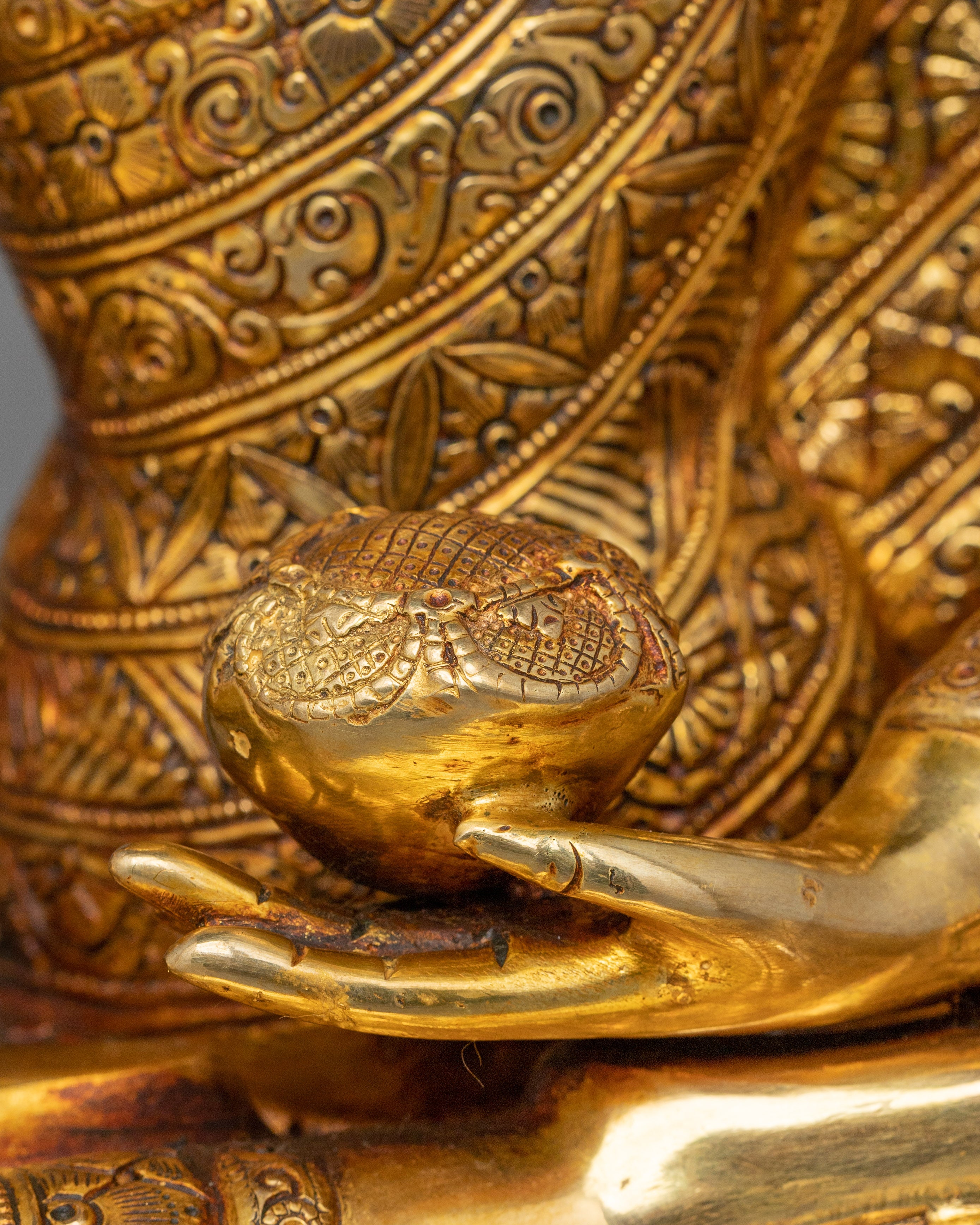 Historical Shakyamuni Buddha in Earth-Touching Mudra | Statue for Spiritual Awakening