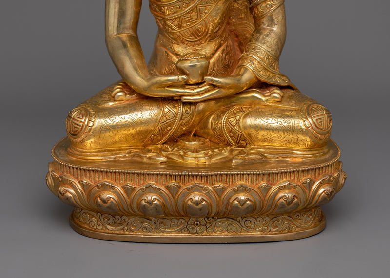 Amitabha Buddha of Infinite Light Sculpture | Crafted for Meditation and Serenity