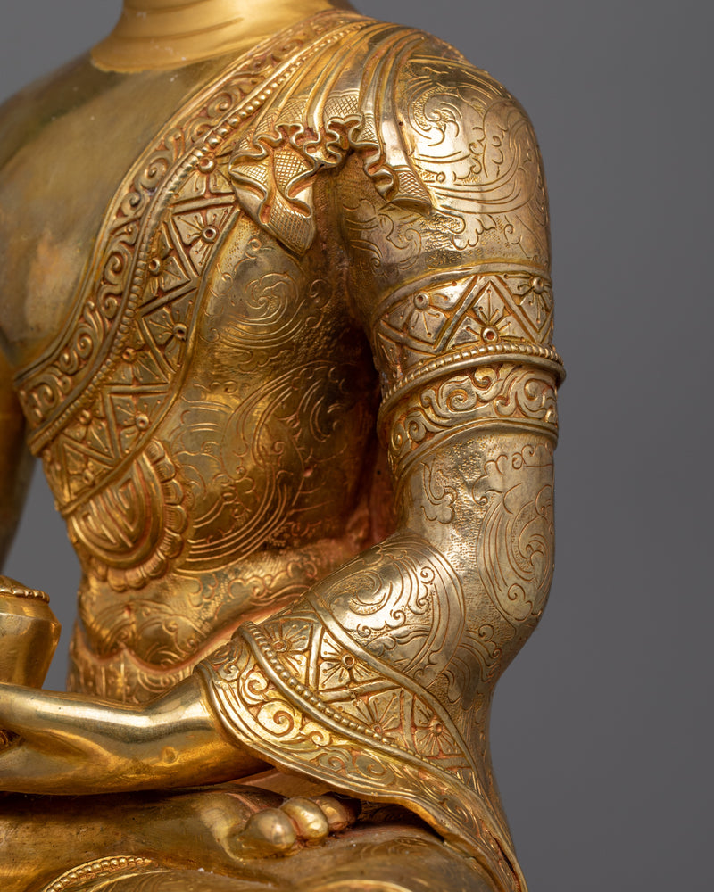 Amitabha Buddha of Infinite Light Sculpture | Crafted for Meditation and Serenity