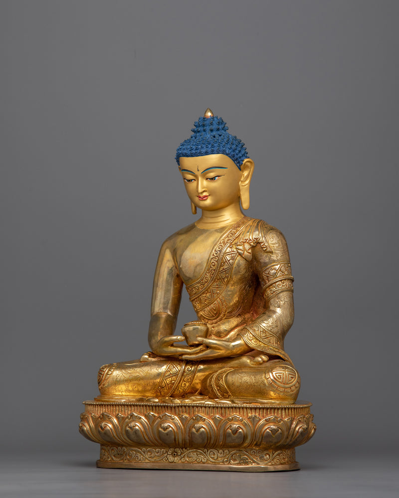 Amitabha Buddha of Infinite Light Sculpture | Crafted for Meditation and Serenity