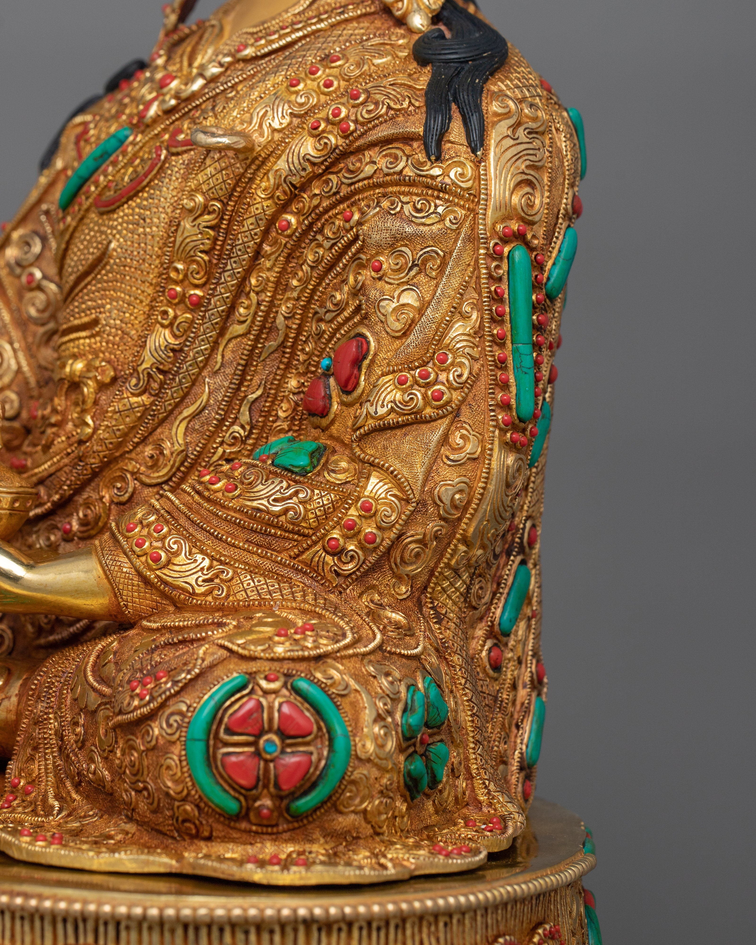 The Lotus-Born Tibetan Padmasambhava Master Figurine | Wisdom and Transformation