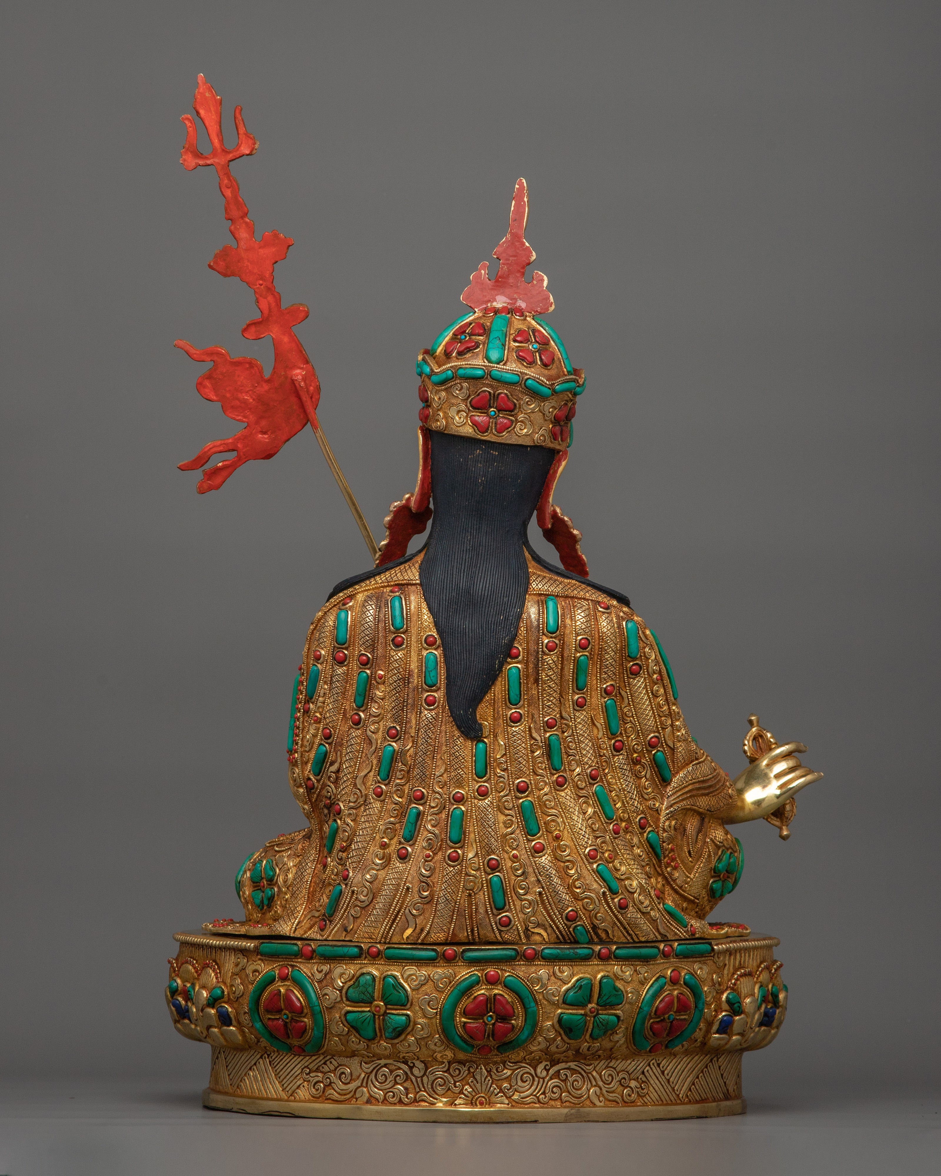 The Lotus-Born Tibetan Padmasambhava Master Figurine | Wisdom and Transformation