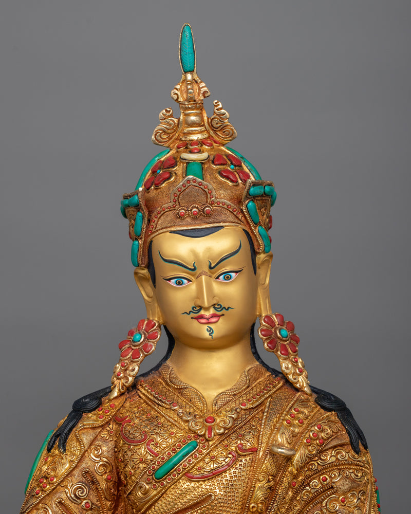 The Lotus-Born Tibetan Padmasambhava Master Figurine | Wisdom and Transformation