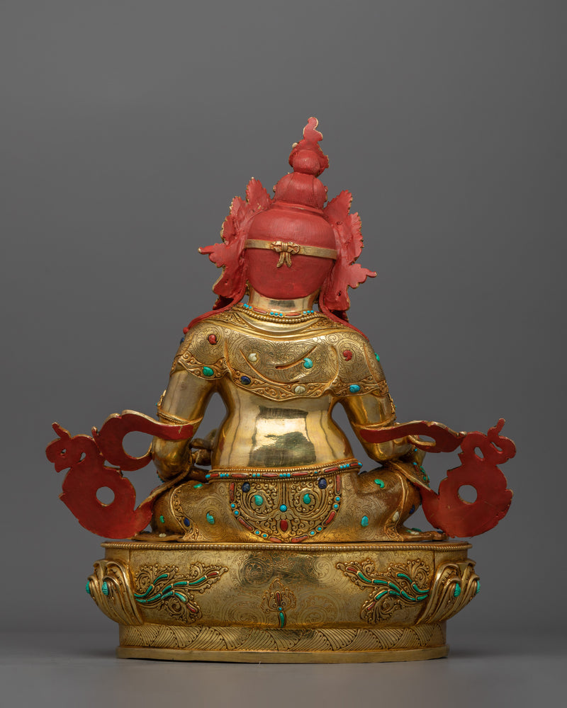 Himalayan Prosperity Sculpture of Dzambhala  | God of Fortune Wealth