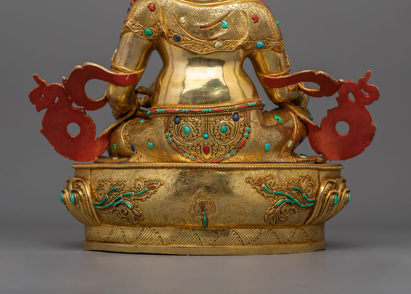Himalayan Prosperity Sculpture of Dzambhala  | God of Fortune Wealth