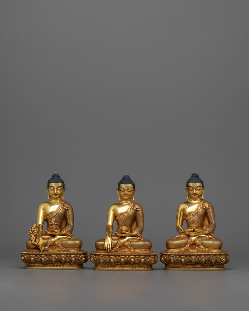 sacred-three-buddha-sculpture-set