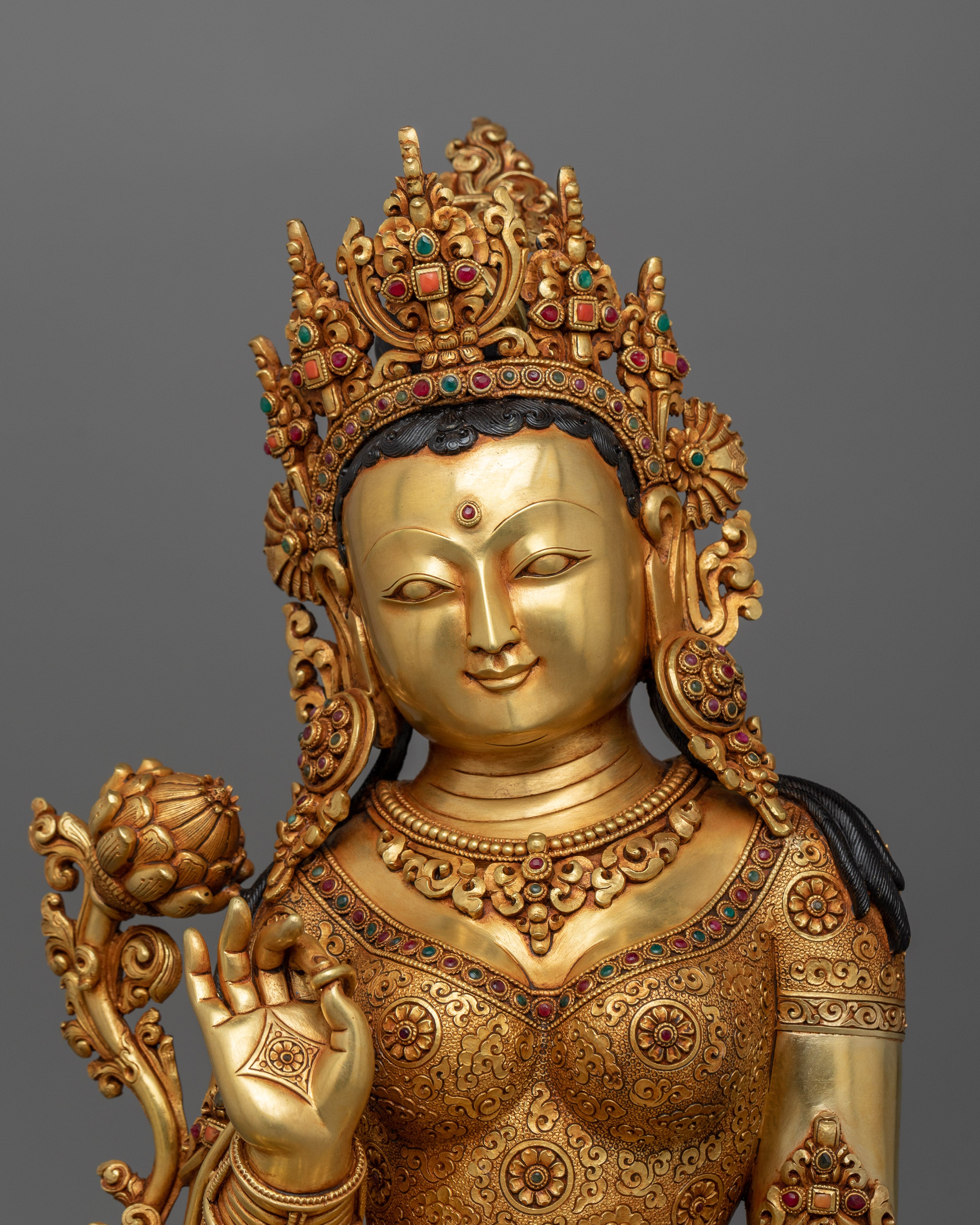 Guardian Green Tara Spiritual Statue | Available for Commission
