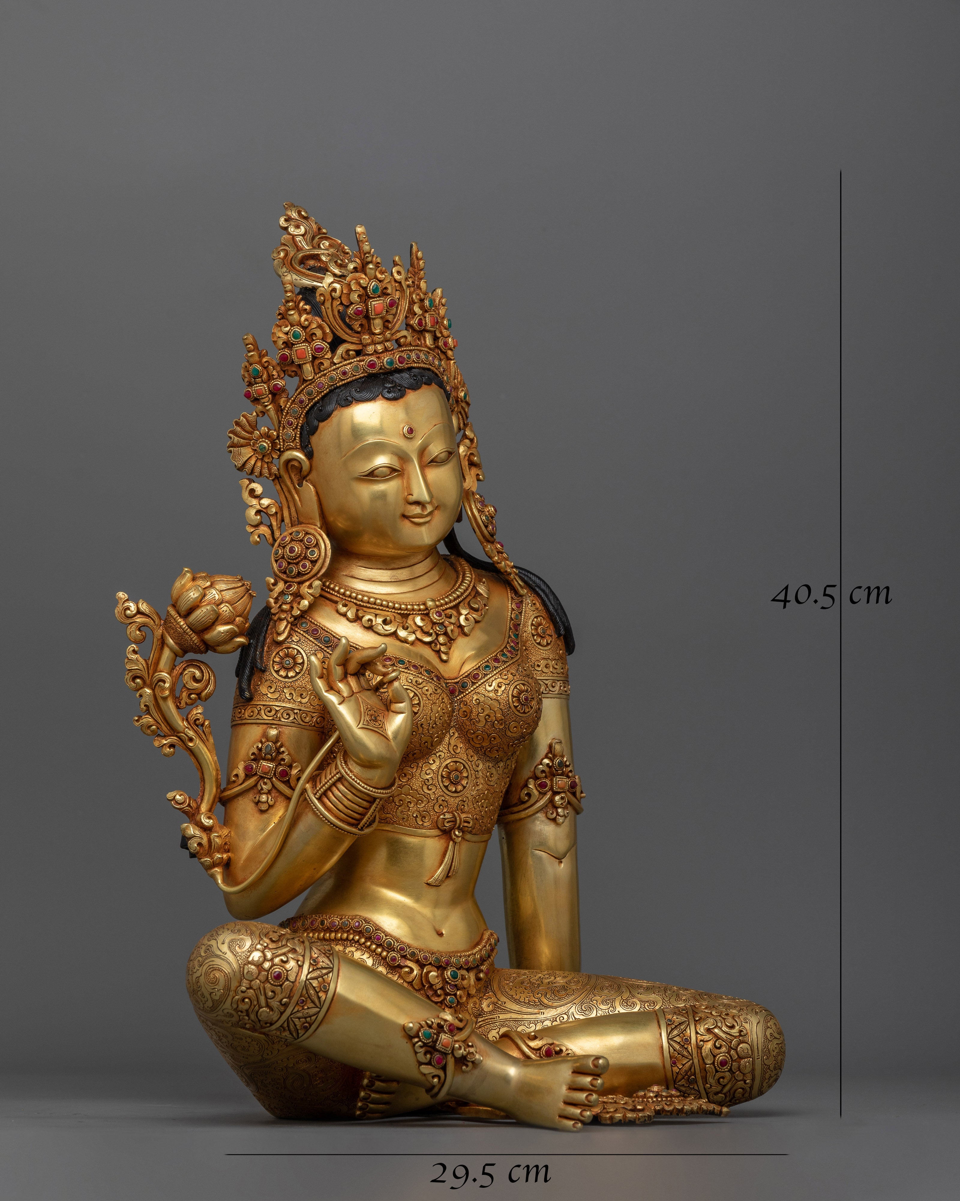 Guardian Green Tara Spiritual Statue | Available for Commission