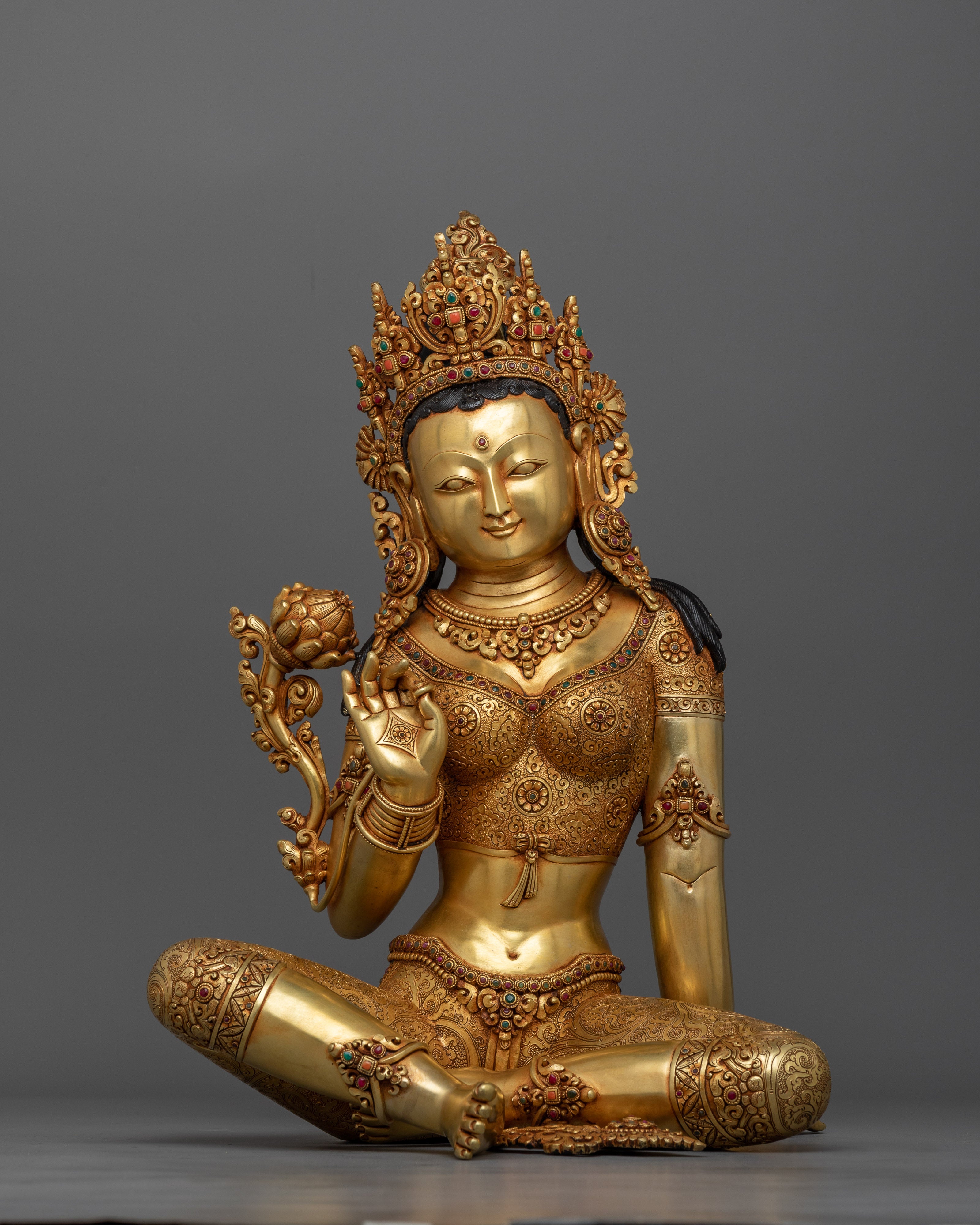 Guardian Green Tara Spiritual Statue | Available for Commission