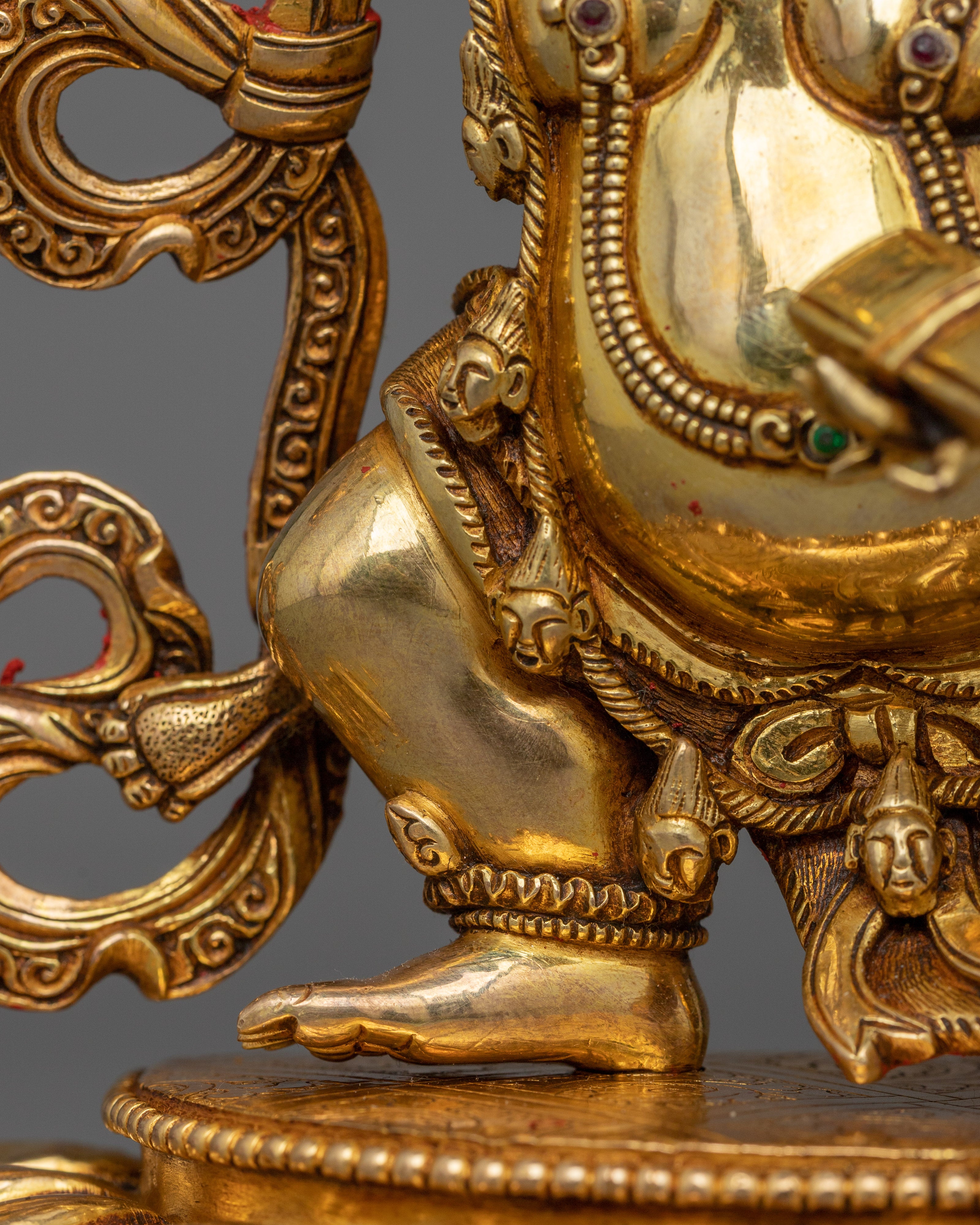 Fierce Protector Black Manjushri Sculpture  | Representation of Wrathful Enlightenment