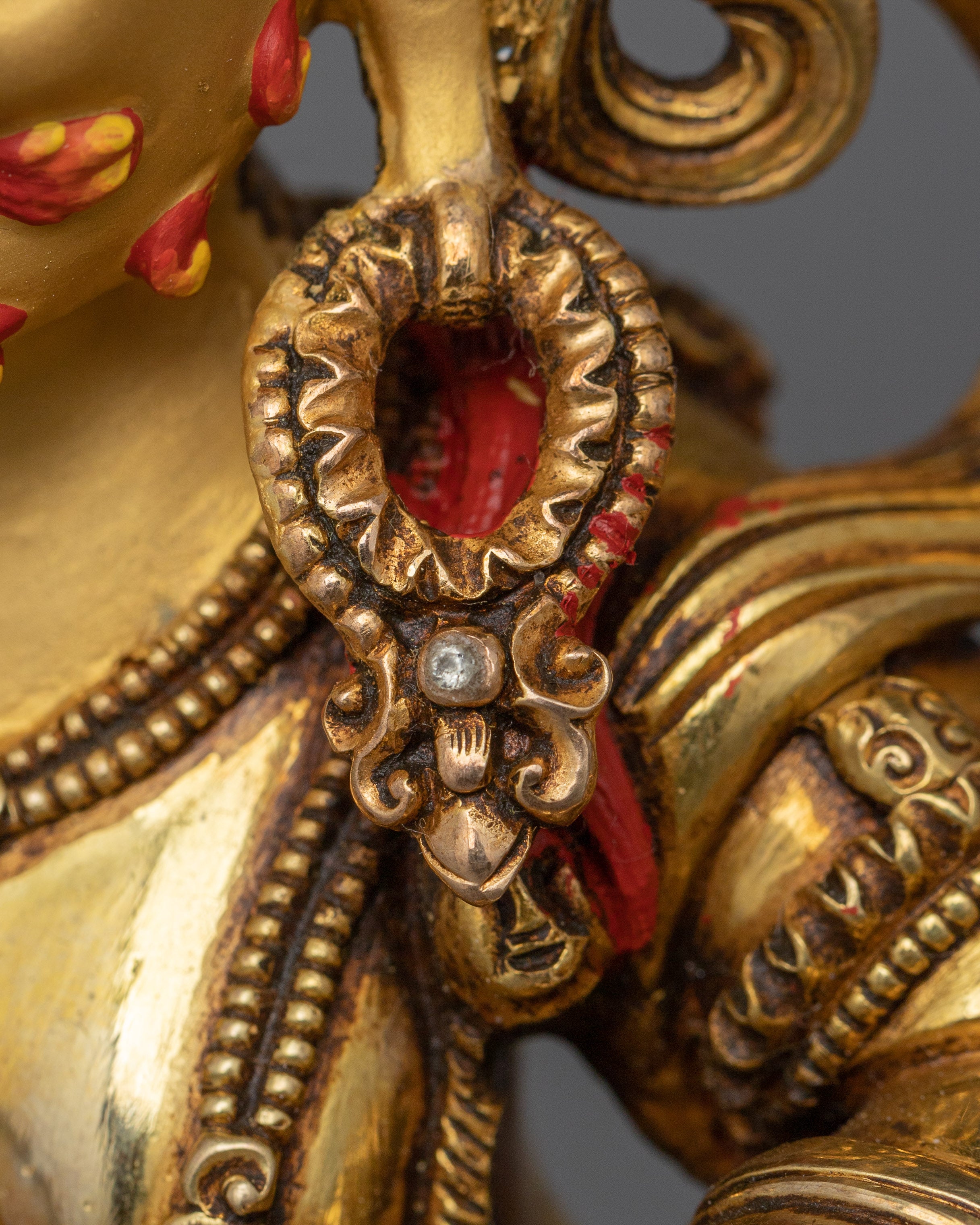 Fierce Protector Black Manjushri Sculpture  | Representation of Wrathful Enlightenment