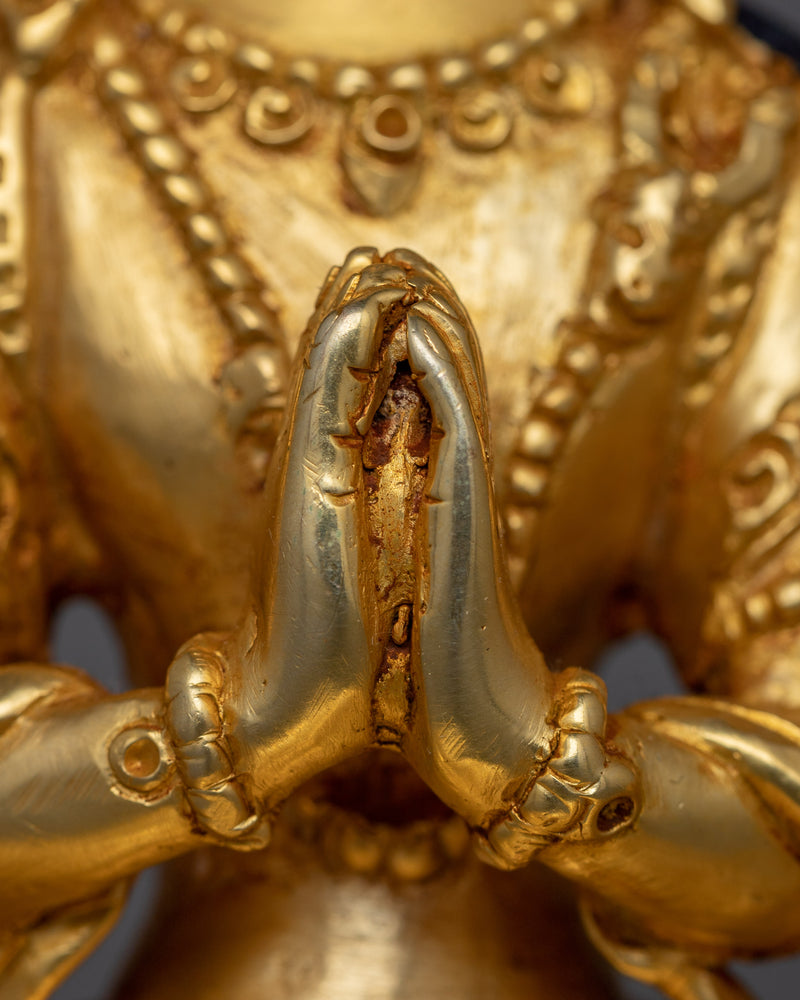 Tibetan Buddhism Chenrezig Sculpture | Bodhisattva Deity of Compassion