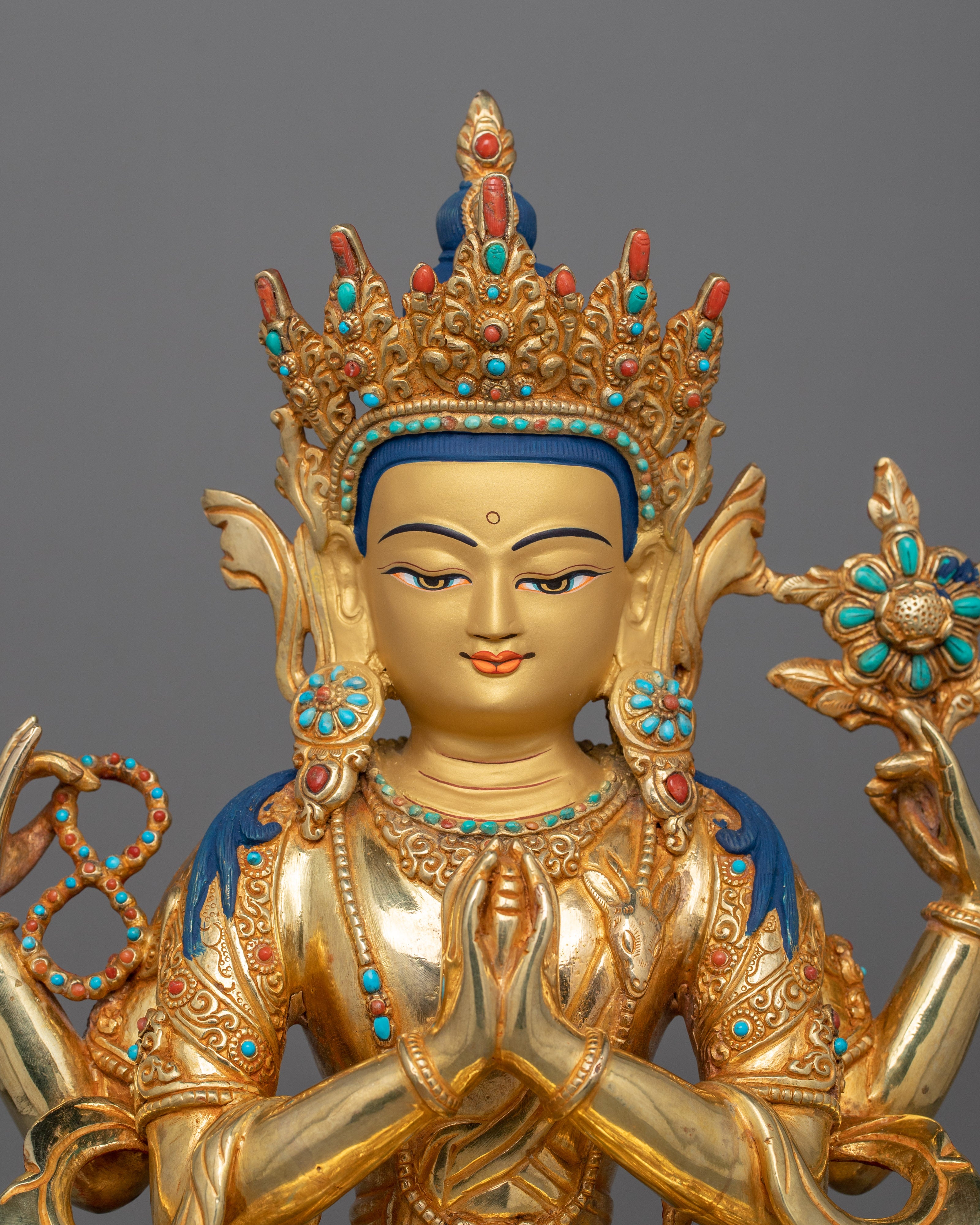 Meditation Statue of Chenrezig | The embodiment of Compassion