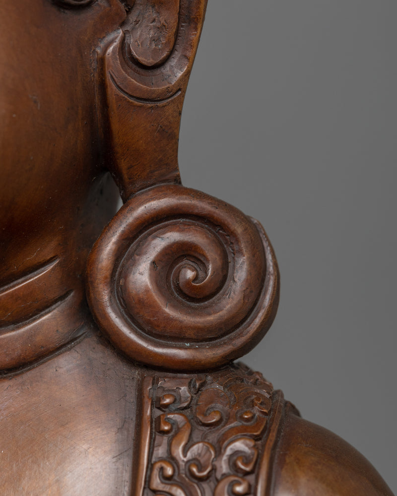 Jetsun Milarepa Tibetan Saint Statue | Buddhist Master Milarepa Sculpture